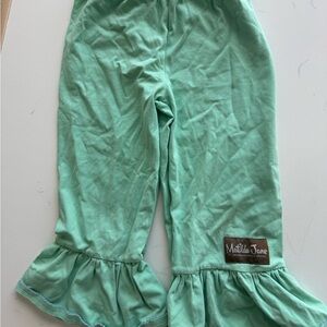 Matilda Jane Mint Ruffle Pants